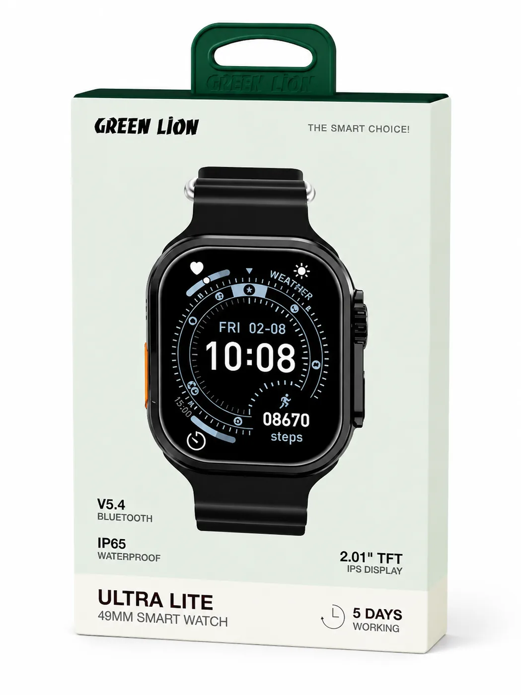 ساعت هوشمند GL-SWA64 Green Lion Ultra Lite