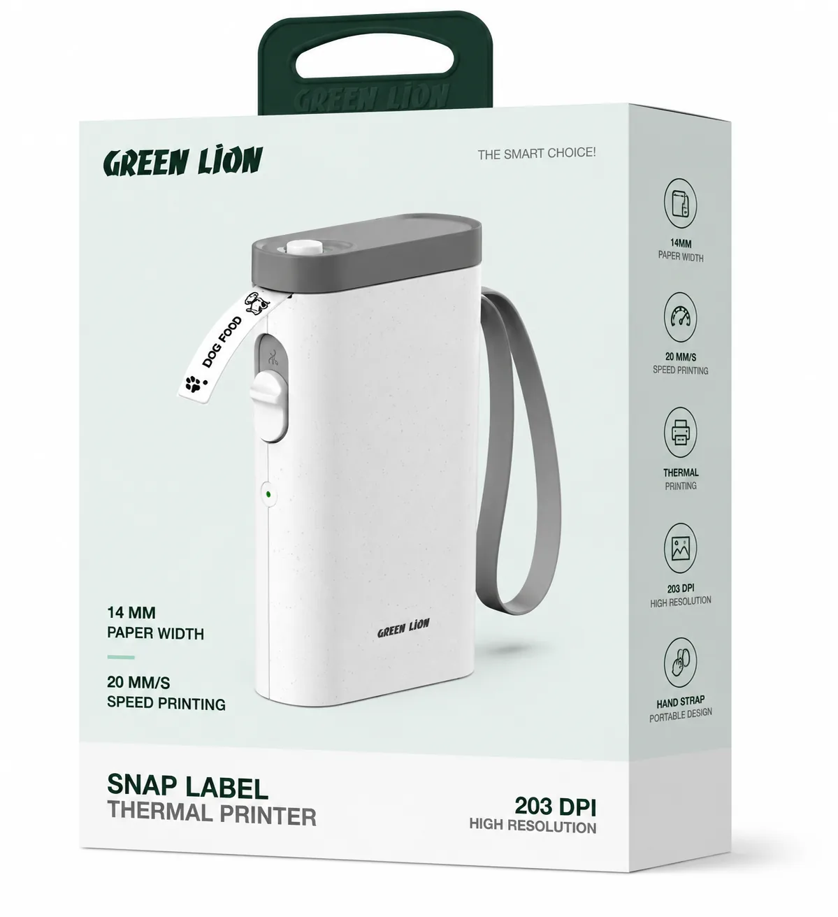 لیبل زن و پرینتر حرارتی GL-PR11 Green Lion Snap Label