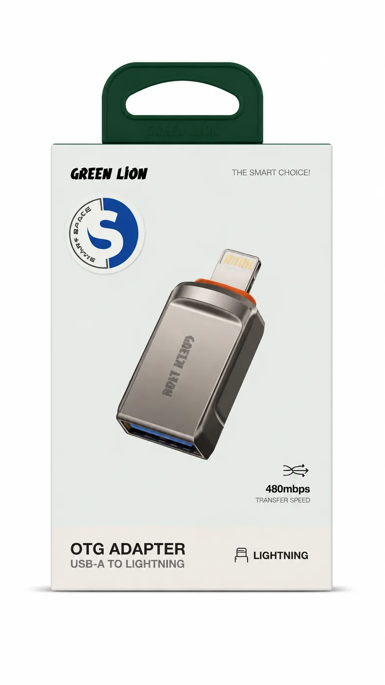 اوتی جی Green Lion Otg Adapter Usb-A To Lightning