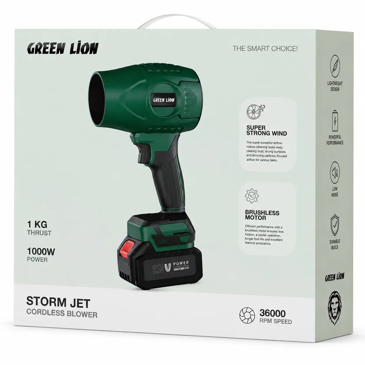جت فن صنعتی GB-256X Green Lion Storm Jet