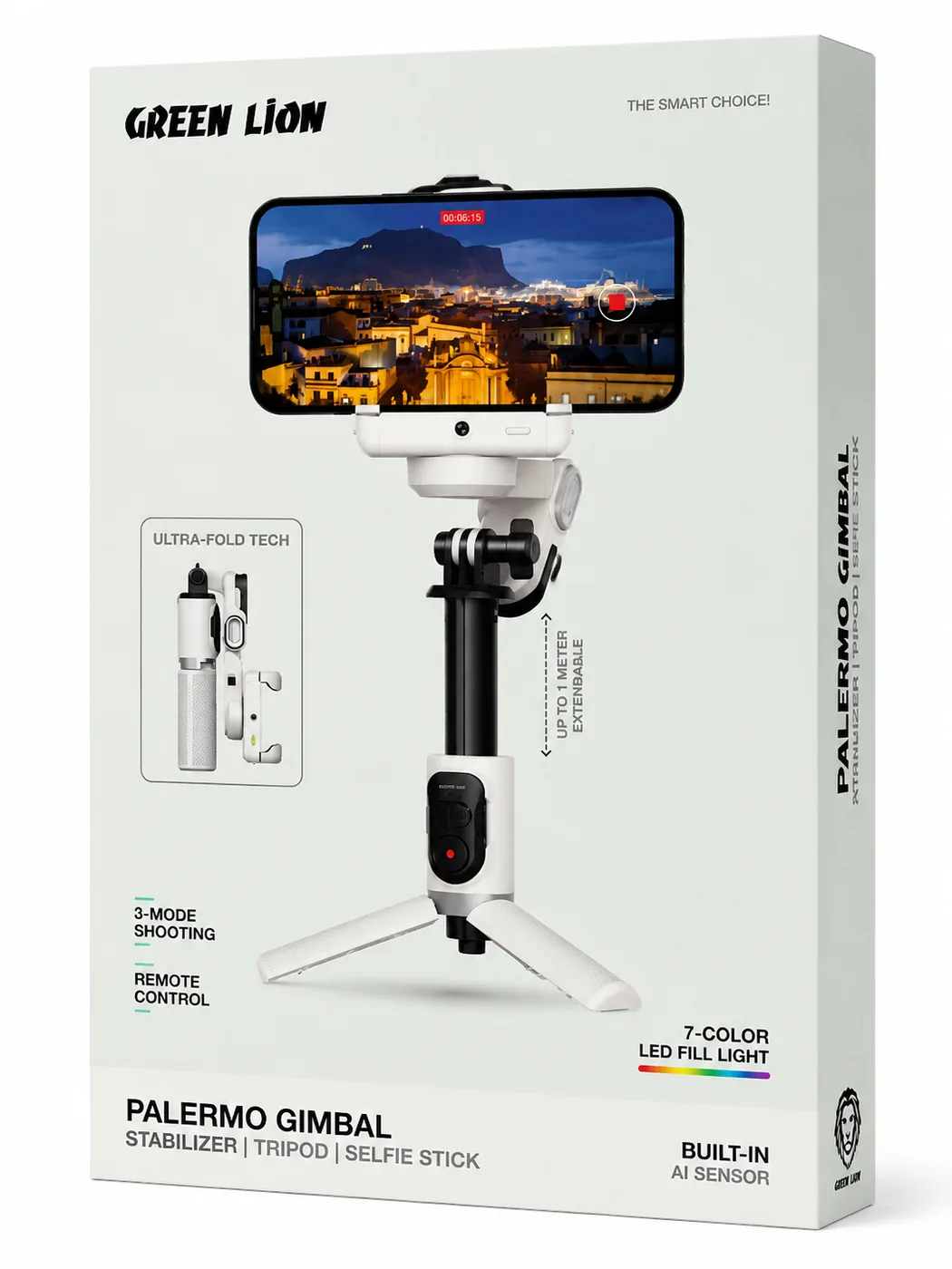 گیمبال GXV-4 Green Lion Palermo Gimbal Stabilized/Tripod/Selefie Stick