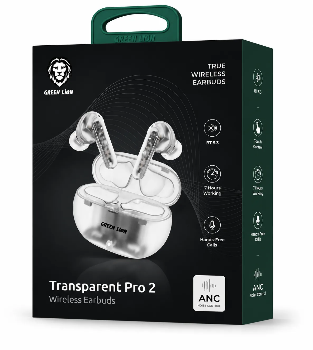 ایرپاد Green Lion Transparent Pro2 Anc