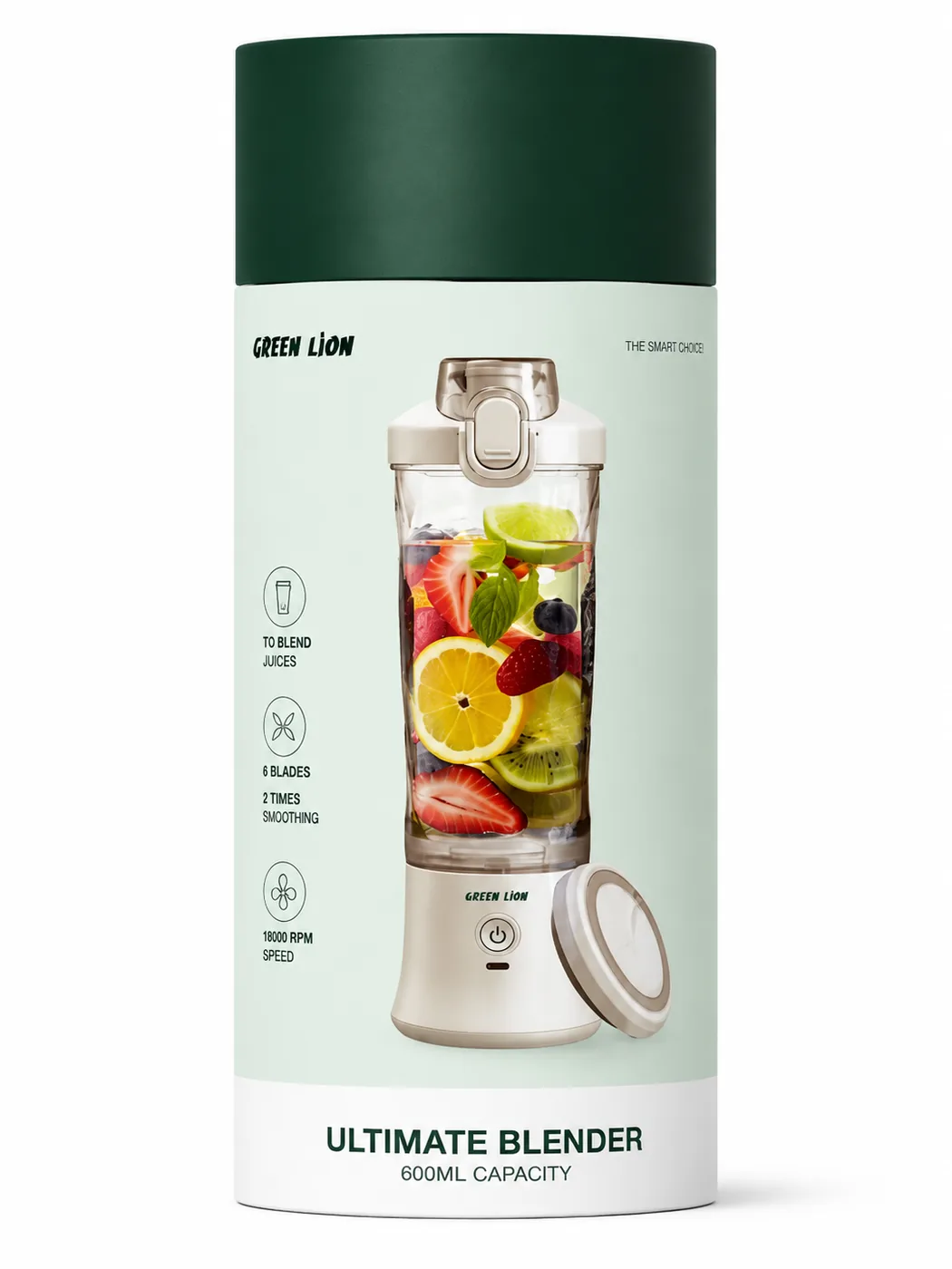 شیکر GL-JU9 Green Lion Ultimate Blender 600Ml Capacity