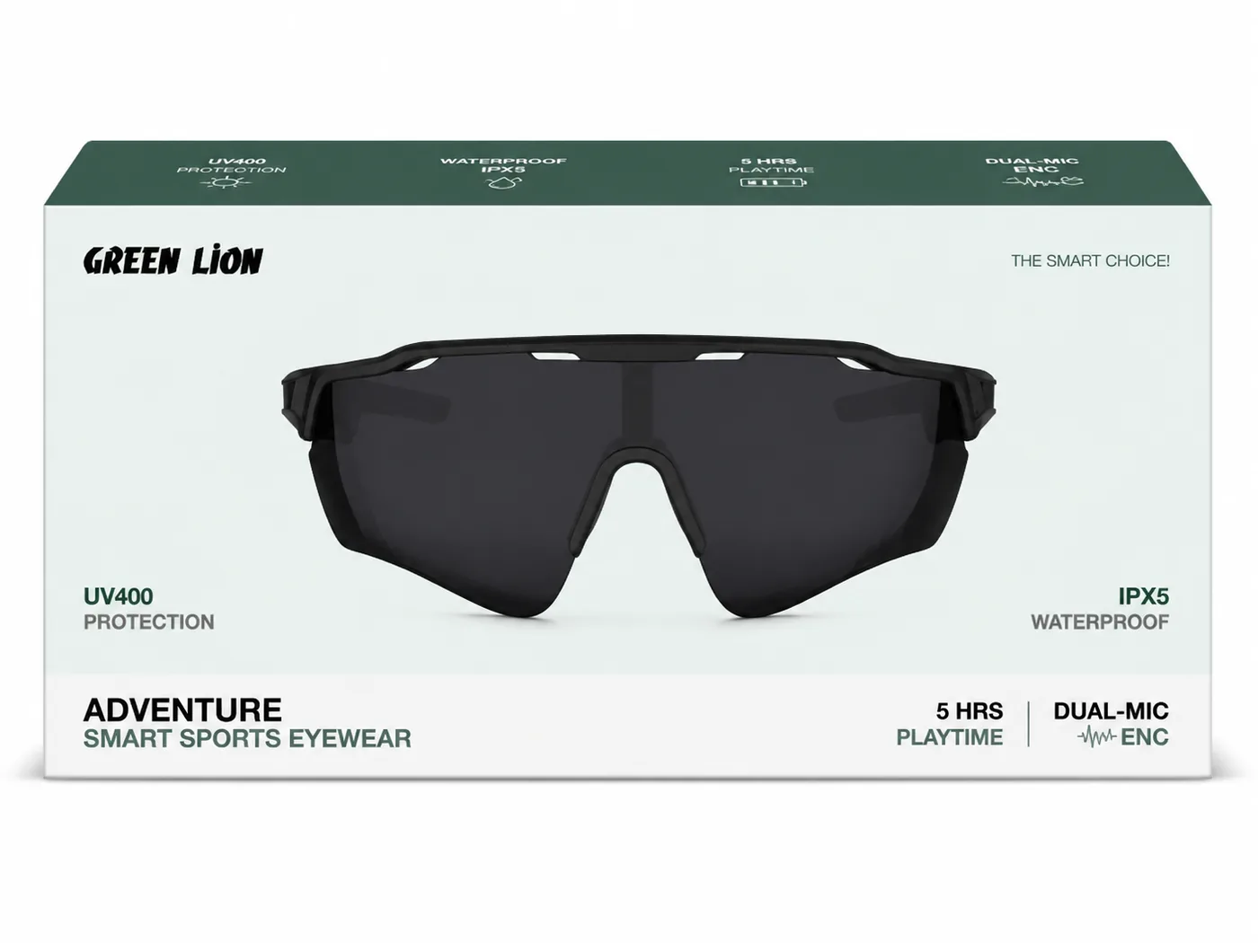 عینک GL-SG10 Green Lion Adventure Smart Sport Eyewear