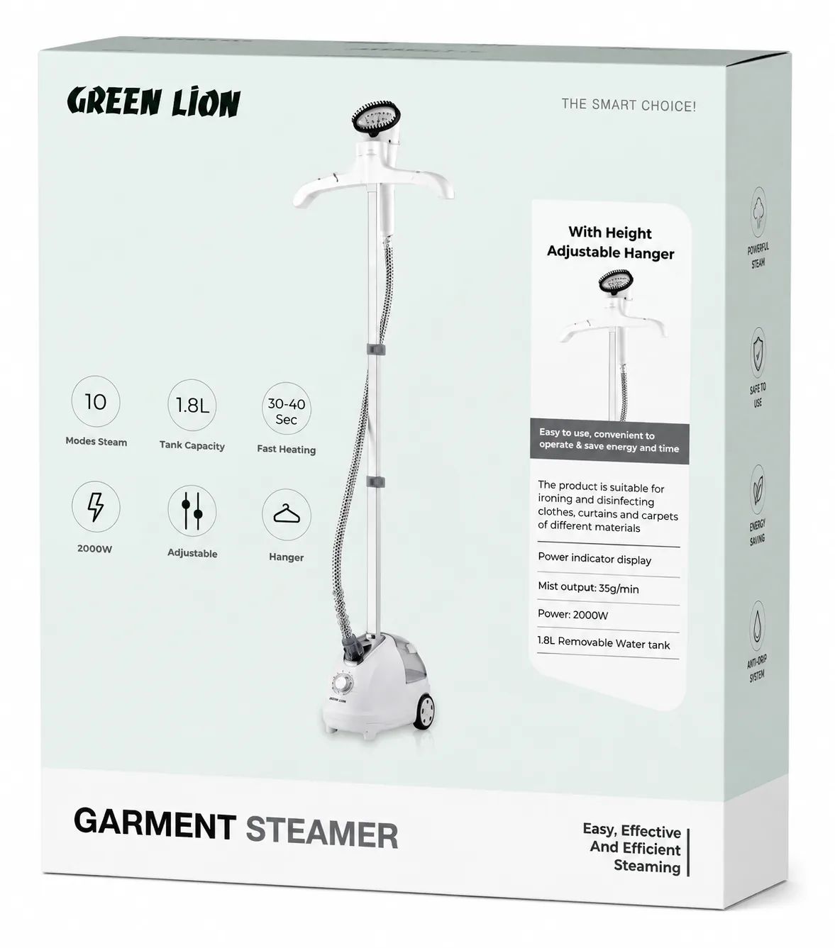 اتو بخار ایستاده GL-6205 Green Lion Grament Steamer